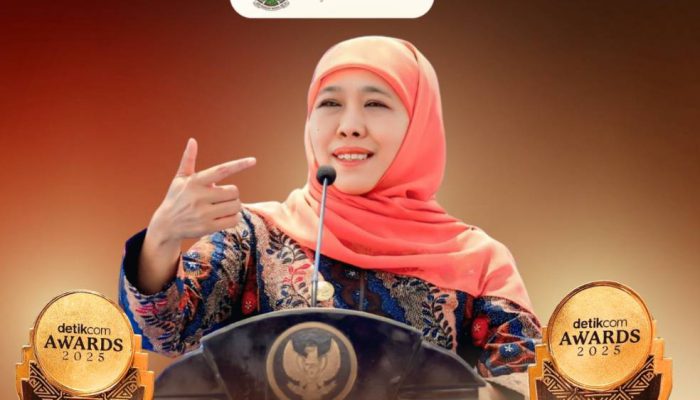 Khofifah Raih Dua Anugerah Detikcom Award 2025 Berkat Misi Dagang dan Trans Jatim