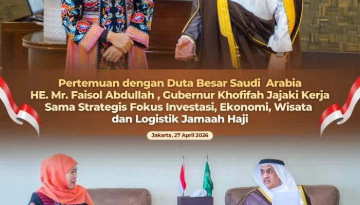 Gubernur Jatim Dorong Kerja Sama Ekonomi dan Pariwisata dengan Arab Saudi