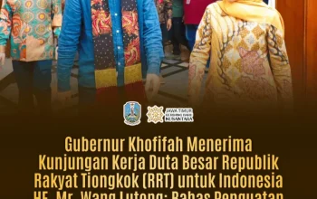 Gubernur Khofifah Bertemu Dubes RRT, Bahas Peluang Investasi Strategis di Jawa Timur