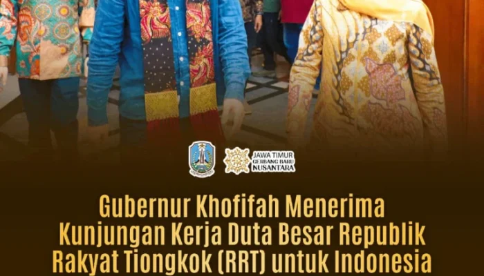 Gubernur Khofifah Bertemu Dubes RRT, Bahas Peluang Investasi Strategis di Jawa Timur