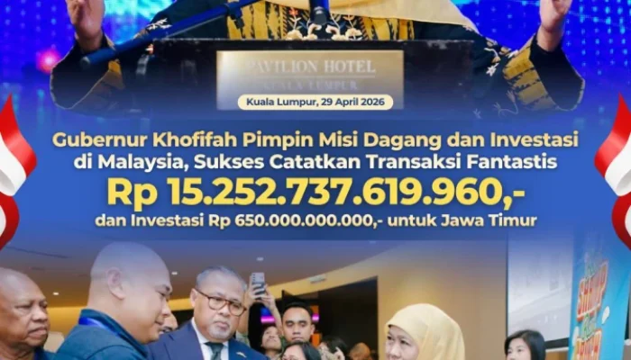 Misi Dagang Sukses, Gubernur Khofifah Bawa Pulang Nilai Transaksi Fantastis Senilai Rp15,25 Triliun