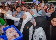 Gubernur Khofifah Banjir Pujian Usai Gelar Pasar Murah di Kota Kediri