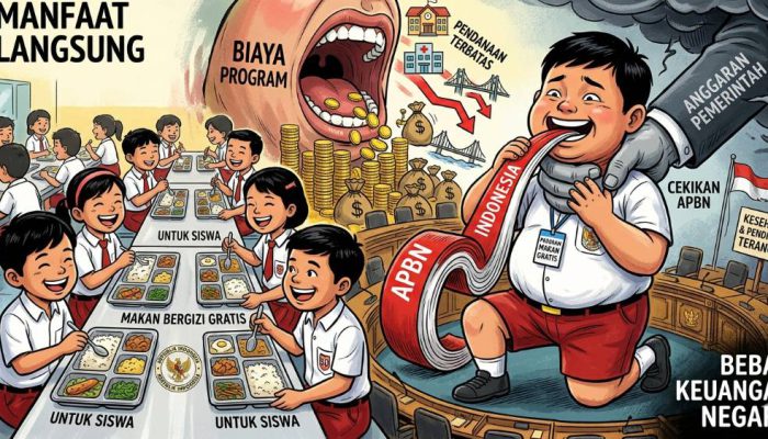 Beban APBN Diuji: Program Makan Gratis Prabowo Telan Rp 75 Triliun per April 2026