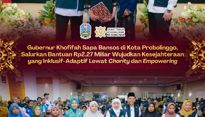 Gubernur Khofifah Dorong Kemandirian Warga, Salurkan Bansos dan Zakat Produktif Rp2,27 Miliar
