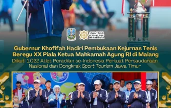 Gubernur Khofifah dan Ketua MA RI Sunarto Resmi Buka Kejurnas Tenis Piala Ketua MA, Malang Jadi Sorotan