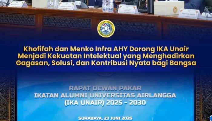 Khofifah dan Menko AHY: Saatnya Alumni UNAIR Bergerak Masif untuk Indonesia yang Lebih Maju