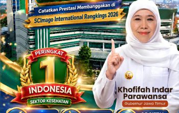 RSUD Dr Soetomo Peringkat Pertama Nasional SCImago 2026, Jatim Kian Diperhitungkan Dunia