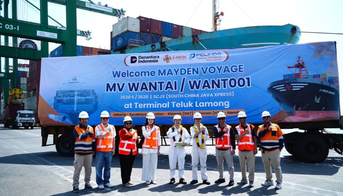 X-Press Feeders Resmi Layani Rute Surabaya–Tiongkok Lewat TPK Teluk Lamong