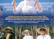 Gubernur Jatim Pimpin Gerakan Panen dan Tanam Tebu Serentak di Malang, Perkuat Posisi Jatim sebagai Lumbung Gula Nasional