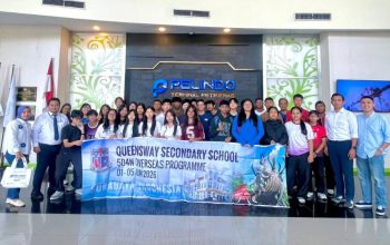 35 Siswa Singapura Belajar Otomasi Pelabuhan di Terminal Teluk Lamong