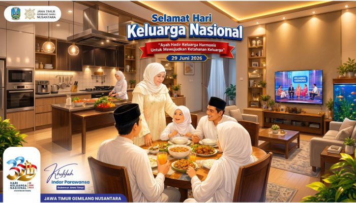 Gubernur Khofifah Indar Parawansa Dorong Penguatan Ketahanan Keluarga melalui Kehadiran Ayah yang Aktif