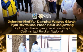 Gubernur Khofifah Dampingi Wapres Gibran, Pasar Induk Banyuwangi Siap Jadi Penggerak Ekonomi Lokal