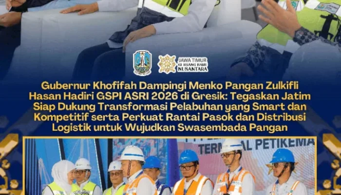 Gubernur Khofifah Dorong Pelabuhan Jawa Timur Lebih Hijau, Digital, Efisien, dan Kompetitif