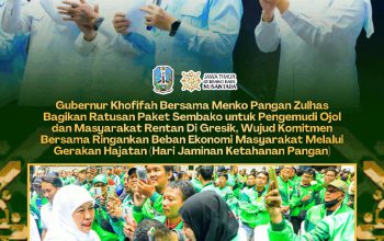 Khofifah Bersama Zulhas Perkuat Ketahanan Pangan Lewat Gerakan Hajatan, Ratusan Warga Gresik Terima Bantuan Sembako
