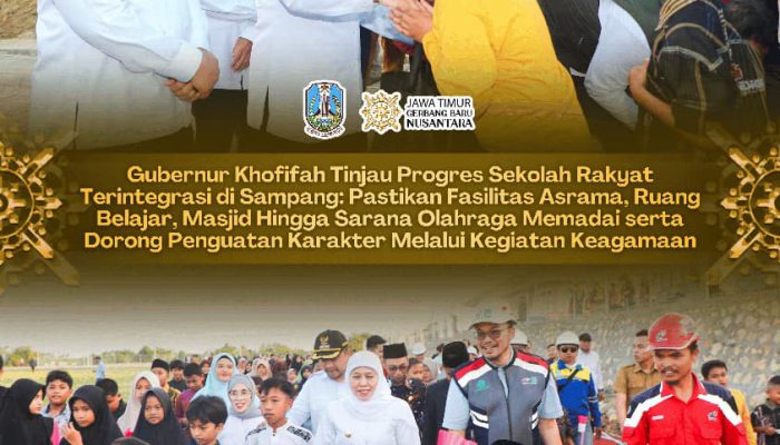 SRT Sampang Siap Tampung Ratusan Siswa, Gubernur Khofifah Tekankan Pendidikan Gratis dan Berkarakter
