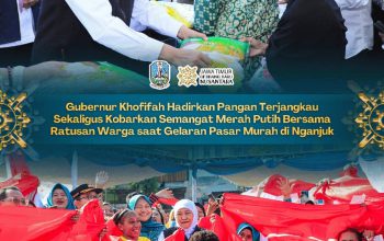 Pasar Murah Titik ke\-93 Digelar di Nganjuk, Gubernur Khofifah Tegaskan Intervensi Inflasi Berlanjut hingga Akhir Tahun**