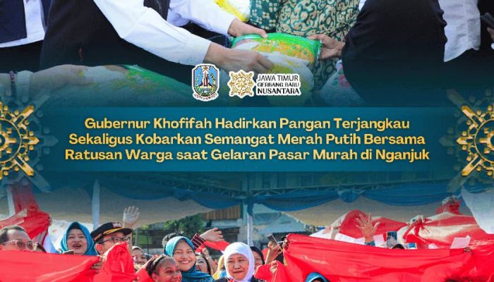 Pasar Murah Titik ke\-93 Digelar di Nganjuk, Gubernur Khofifah Tegaskan Intervensi Inflasi Berlanjut hingga Akhir Tahun**