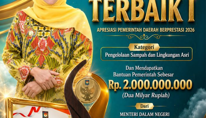 Jatim Catat Pengelolaan Sampah Tertinggi Nasional, Gubernur Khofifah Raih Penghargaan Kemendagri