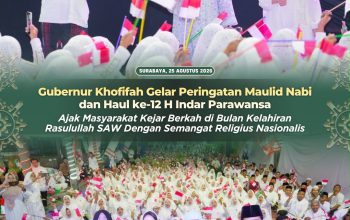 Maulid Nabi dan Haul Suami, Gubernur Khofifah Mohon Doa untuk H. Indar Parawansa