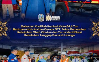 Jawa Timur Kirim 64,4 Ton Bantuan ke NTT, Gubernur Khofifah Siapkan Logistik hingga Trauma Healing
