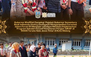 Gubernur Khofifah Tinjau Program SIKAP SMAN Taruna Nala, Tegaskan Ketahanan Pangan Bisa Dimulai dari Sekolah