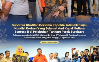 Gubernur Khofifah: Keselamatan Penumpang KMP Mutiara Sentosa II Jadi Prioritas Utama Penanganan Pemprov Jatim