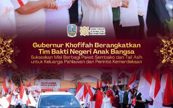 Sambut HUT Ke-81 RI, Gubernur Khofifah Kirim Tim Bakti Negeri Temui Keluarga Pahlawan dan Perintis Kemerdekaan