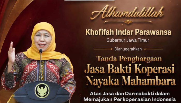 Gubernur Khofifah Terima Koperasi Nayaka Mahambara, Bukti Komitmen Perkuat Ekonomi Kerakyatan
