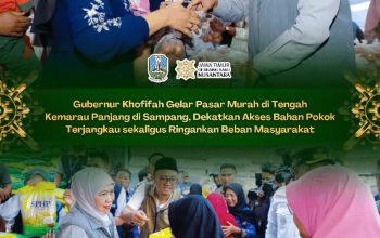 Ringankan Beban Warga di Tengah Kekeringan, Khofifah Hadirkan Pasar Murah di Sampang