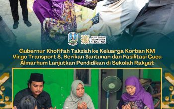 Khofifah Takziah ke Keluarga Korban KM Virgo, Janjikan Dukungan Pendidikan dan Penguatan Ekonomi