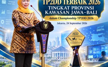 Digitalisasi Daerah Makin Kuat, TP2DD Jawa Timur Dinobatkan Terbaik Se-Jawa Bali 2026