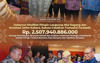 Gubernur Khofifah Pimpin Langsung Misi Dagang dan Investasi Jatim–Kaltara, Sukses Catatkan Transaksi Fantastis Rp2,5 Triliun