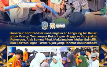 Hadapi Krisis Air Bersih, Gubernur Khofifah Genjot Operasi Modifikasi Cuaca hingga Ajak Masyarakat Gelar Salat Istisqa
