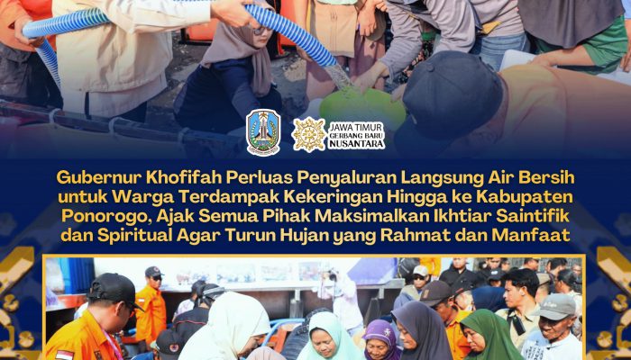 Hadapi Krisis Air Bersih, Gubernur Khofifah Genjot Operasi Modifikasi Cuaca hingga Ajak Masyarakat Gelar Salat Istisqa