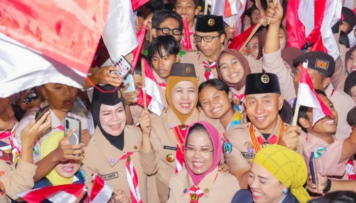 Hari Pramuka ke-65, Gubernur Khofifah Tekankan Peran Generasi Muda Dukung Swasembada Pangan