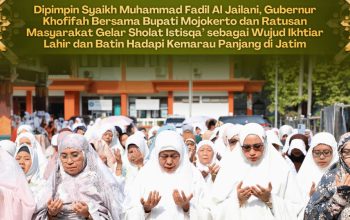 Kemarau Panjang Landa 24 Daerah, Gubernur Khofifah Gelar Sholat Istisqa di Mojokerto