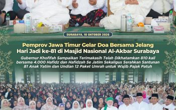 Jelang Hari Jadi ke-81 Jatim, Khofifah Ajak 4.000 Hafidz dan Hafidzah Bermunajat untuk Jawa Timur Berkah