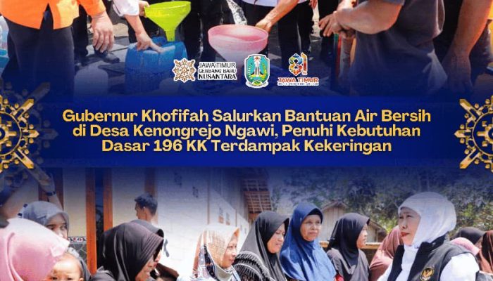 Sumur Warga Mengering, Khofifah Turun Langsung Bantu Warga Dusun Gagan Ngawi