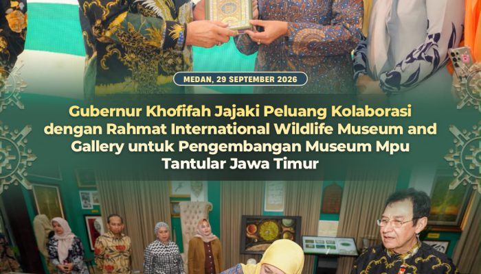 Khofifah Raih Satya Lencana ISMI, Penjajakan Kolaborasi dengan Museum Rahmat Shah