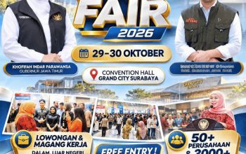 Cari Kerja? Khofifah Ajak Warga Jatim Manfaatkan Job Fair Inklusif 2026 di Grand City Surabaya