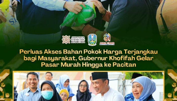 Pasar Murah Pemprov Jatim ke-166 Digelar di Pacitan, Bantu Warga Belanja Hemat